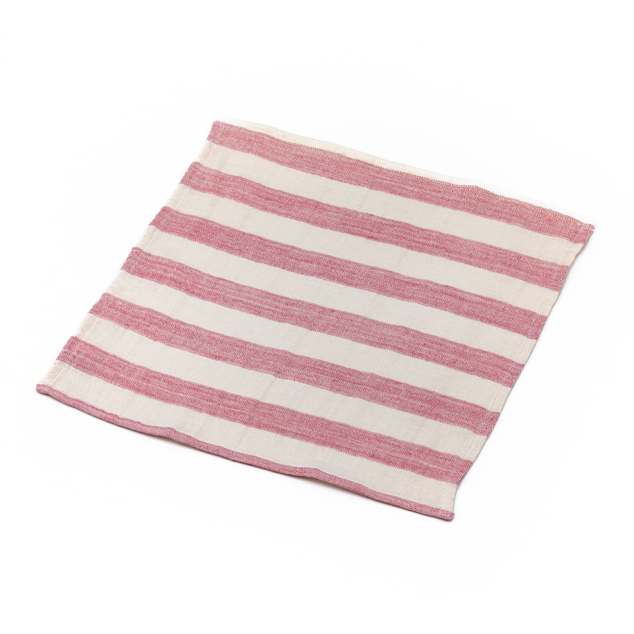 Omi-Jofu ダブルガーゼハンカチ【赤】