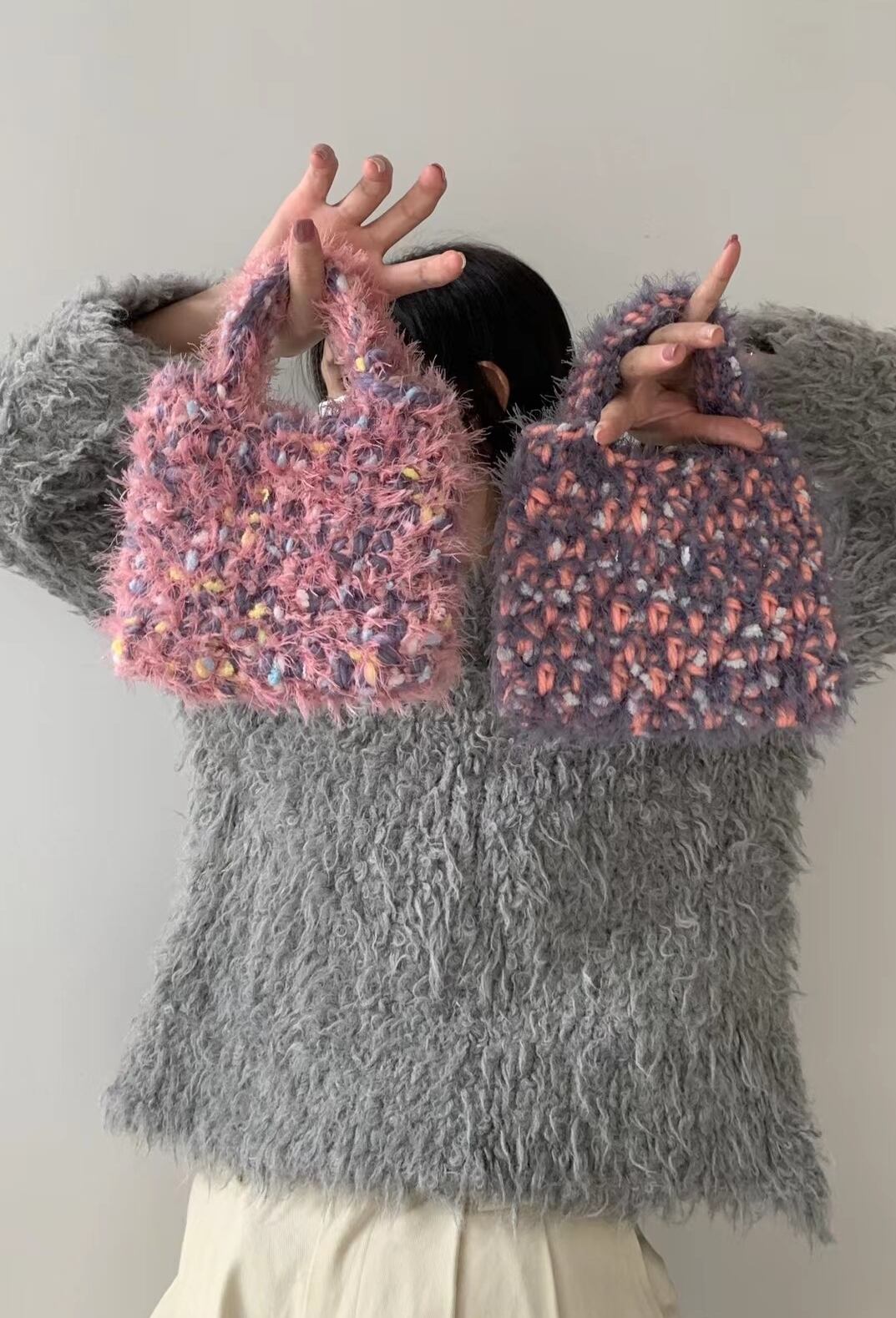 モケモケ ミニバッグ  AS075-I002