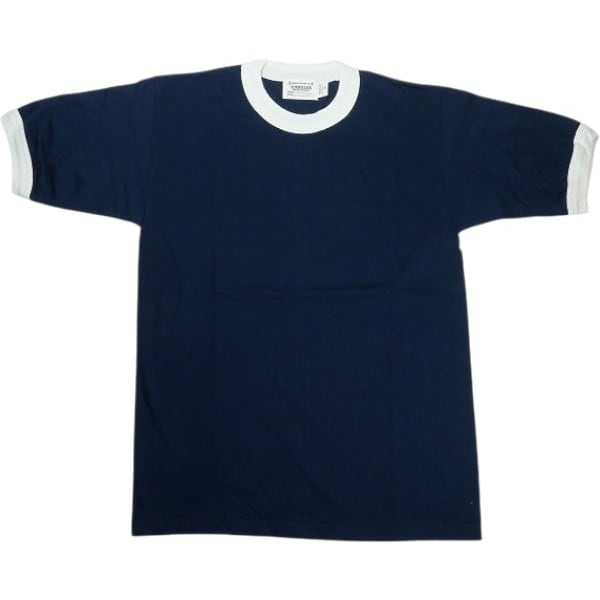 Size【M】 TENDERLOIN テンダーロイン TRIM TEE NAVY リンガーTシャツ