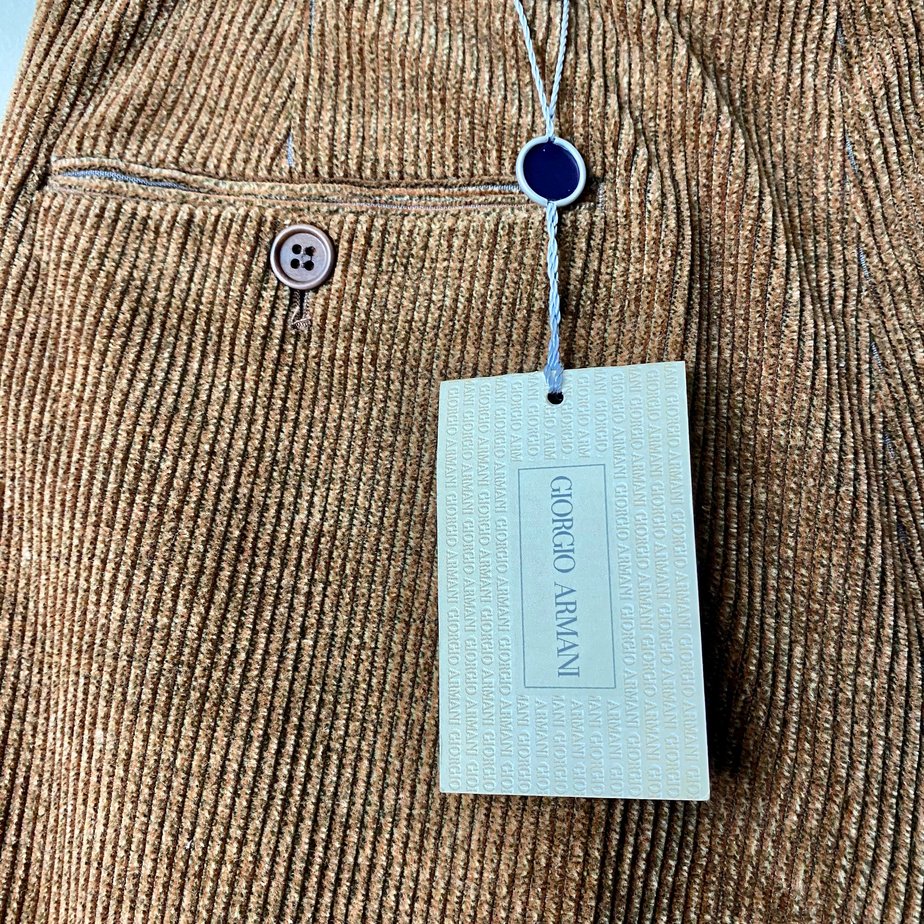 vintage GIORGIO ARMANI corduroy pants | NOIR ONLINE