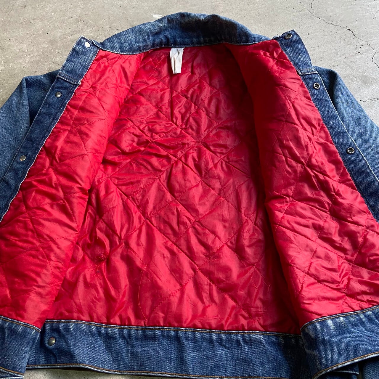 70年代 ビンテージ JCPenney JCペニー キルティングライナー デニム 
