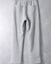 【輪郭整形】ピンタックストレートスウェットパンツ