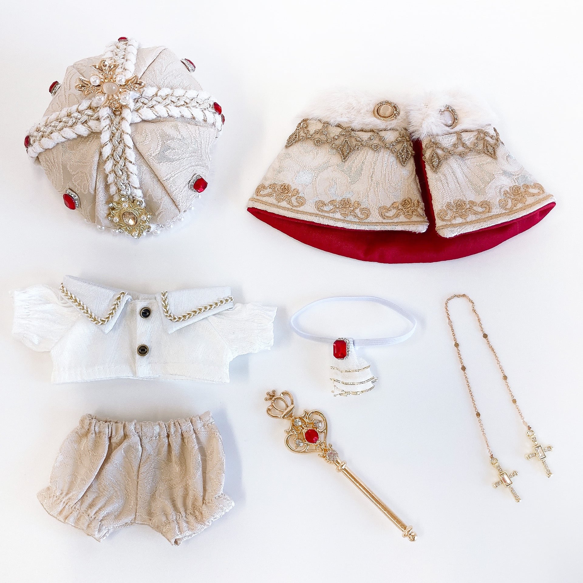 1K-1158【10cm】王様の衣装 | Little Closet │ ぬい服・ぬい活の通販