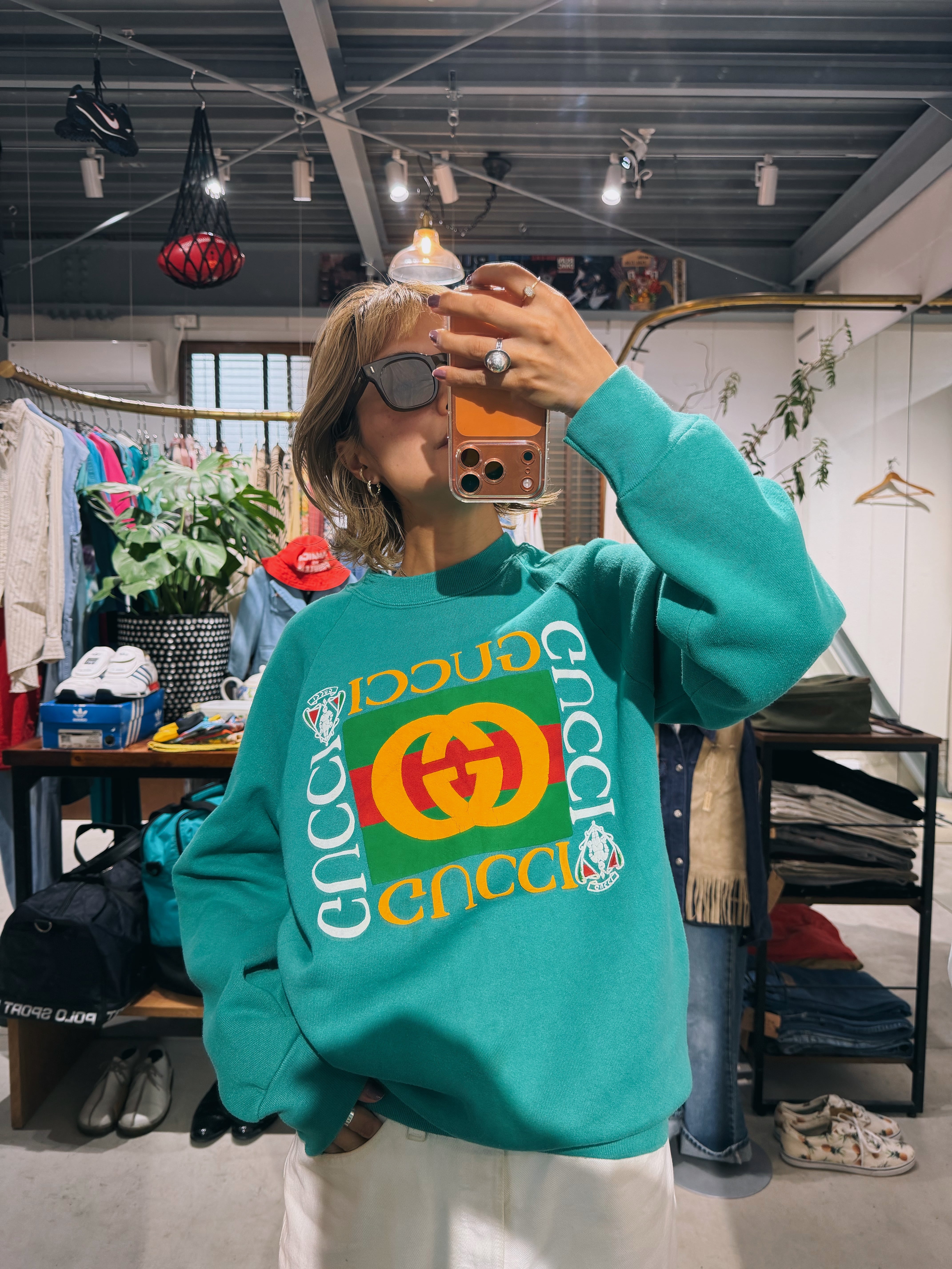 (CS2350)90's Bootleg GUCCI sweat