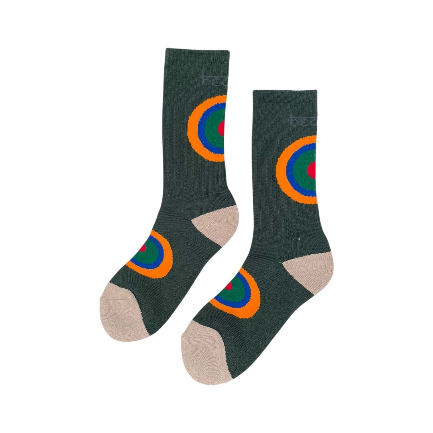 【Bedlam】Circle Socks (Green)