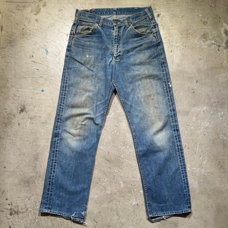 60's LEVI'S リーバイス 501 デニム Big E 初期 Vステッチ 刻印W 足長R