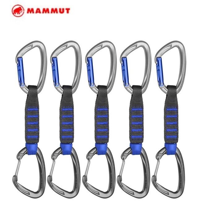 のアルピニ (取寄)マムート ワークホース キーロック クイックドロー 6パック クライム Mammut Workhorse Keylock  Quickdraw 6-Pack Climb Grey/Blue：ジェットラグ店 キーロック 