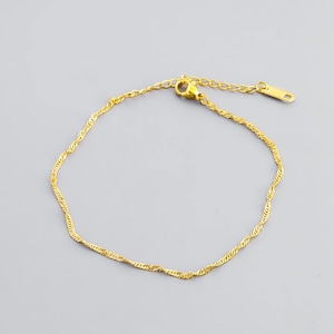 316L screw anklet  #a05