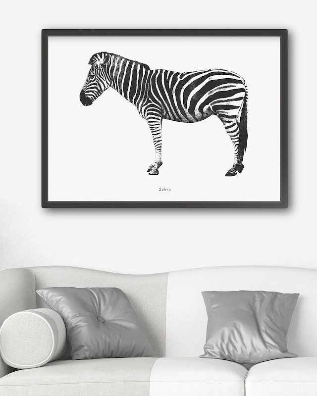 アートポスター / Zebra　eb176