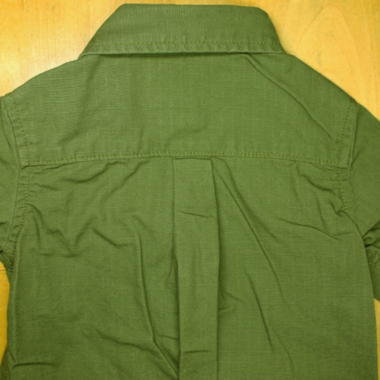 ［SASSAFRAS］フォールリーフドレス キッズ#L-XL｜OLIVE