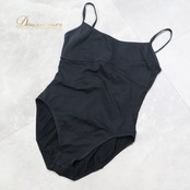 バレエ 衣装 Chacott チャコット レオタード レッスンウェア ブラック系 黒 無地 編み上げ レッスン 練習 ダンス インナー キャミソール 日本製