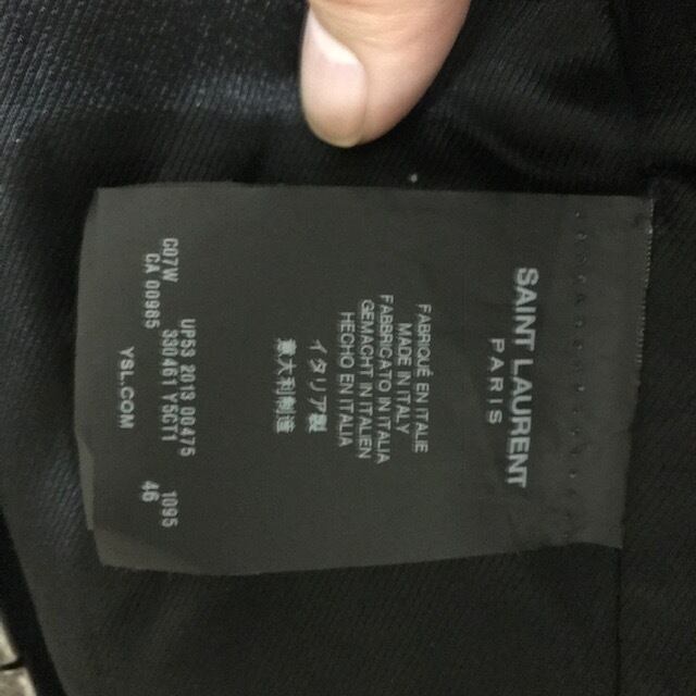 エディ期☆超レア13AW☆Saint Laurent Paris サンローラン パリ エディ期☆超レア13AW☆Saint Laurent Paris サンローラン パリ