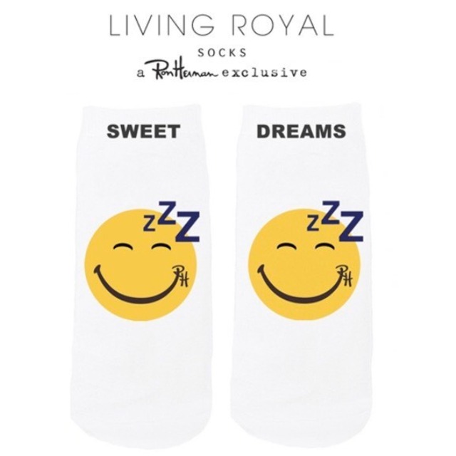 Ron Herman ロンハーマン　ソックス Exclusive RH Sweet Dreams Emoji Ankle Socks