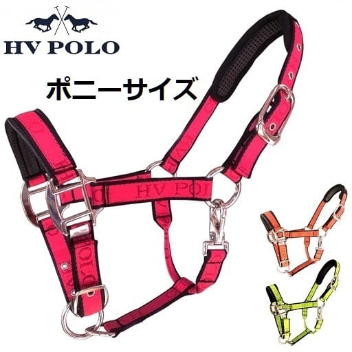 HV POLO キャンディーカラー ホルター 無口 ポニーサイズ 乗馬 馬術