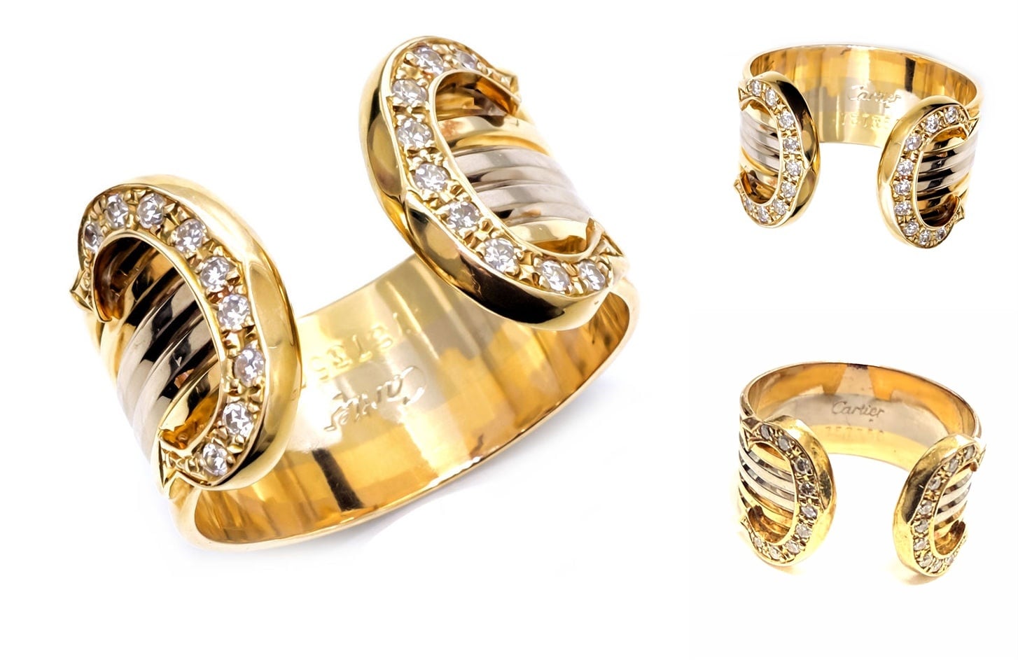カルティエ Cartier パシャグリッド K18YG 750 イエローゴールド