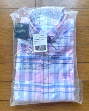 NOS(新古品) 米国製 ブルックスブラザーズ BDシャツ 自社工場最終モデル サイズS