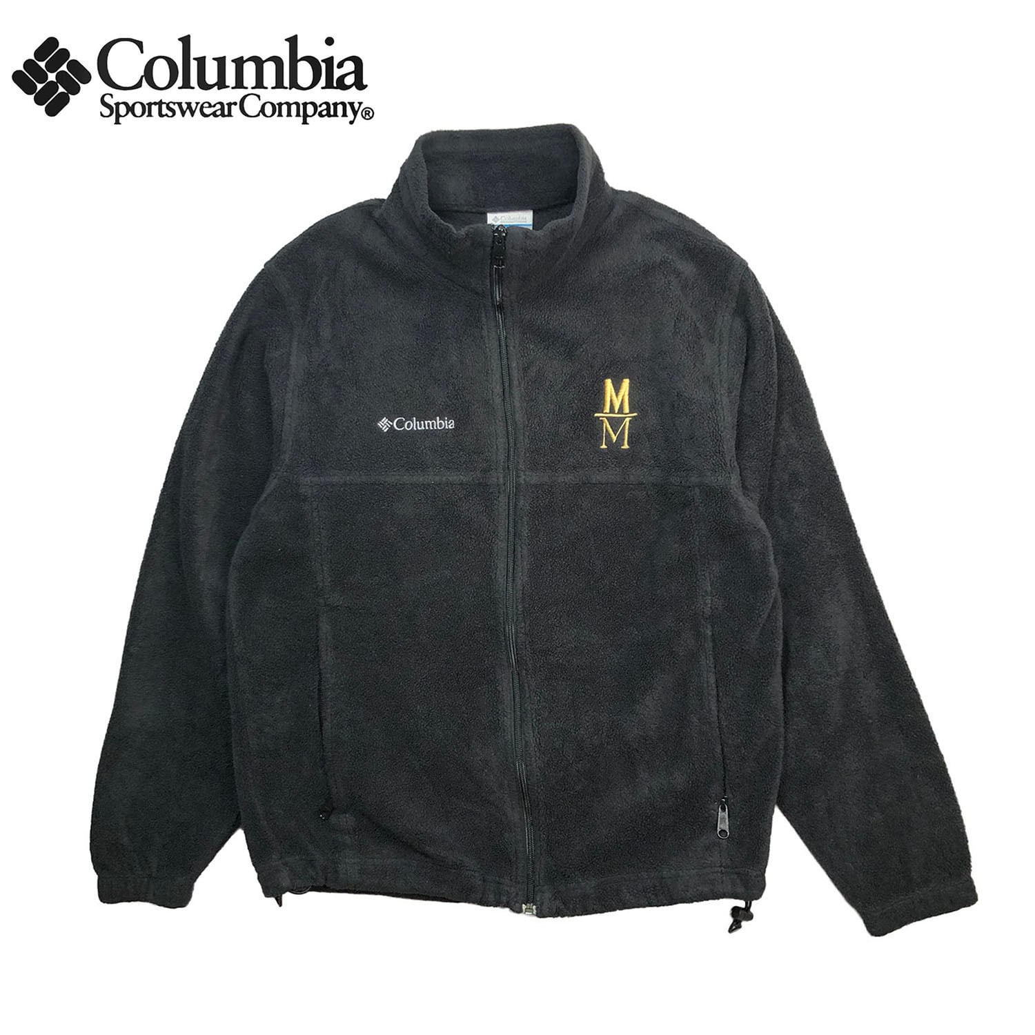 USA 古着 コロンビア アウトドア 企業系 刺繍ロゴ フリースジャケット