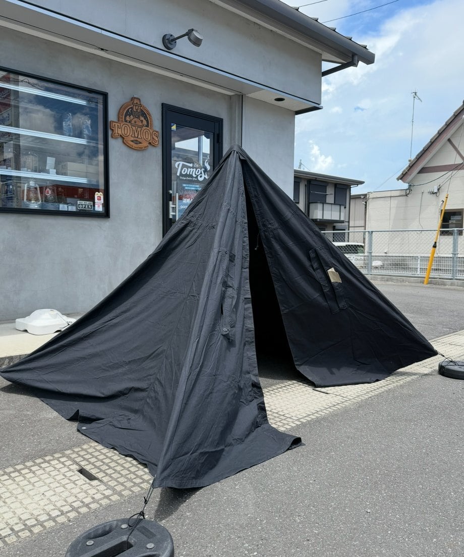 ネイビーカラーポーランド軍ポンチョテント一式 サイズ2 パップテント 軍幕 希少軍幕ポーランド軍ポンチョテント 将校カラー ネイビー