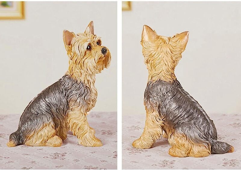 かわいいヨークシャーテリアの装飾オブジェ | Russel 海外インテリア