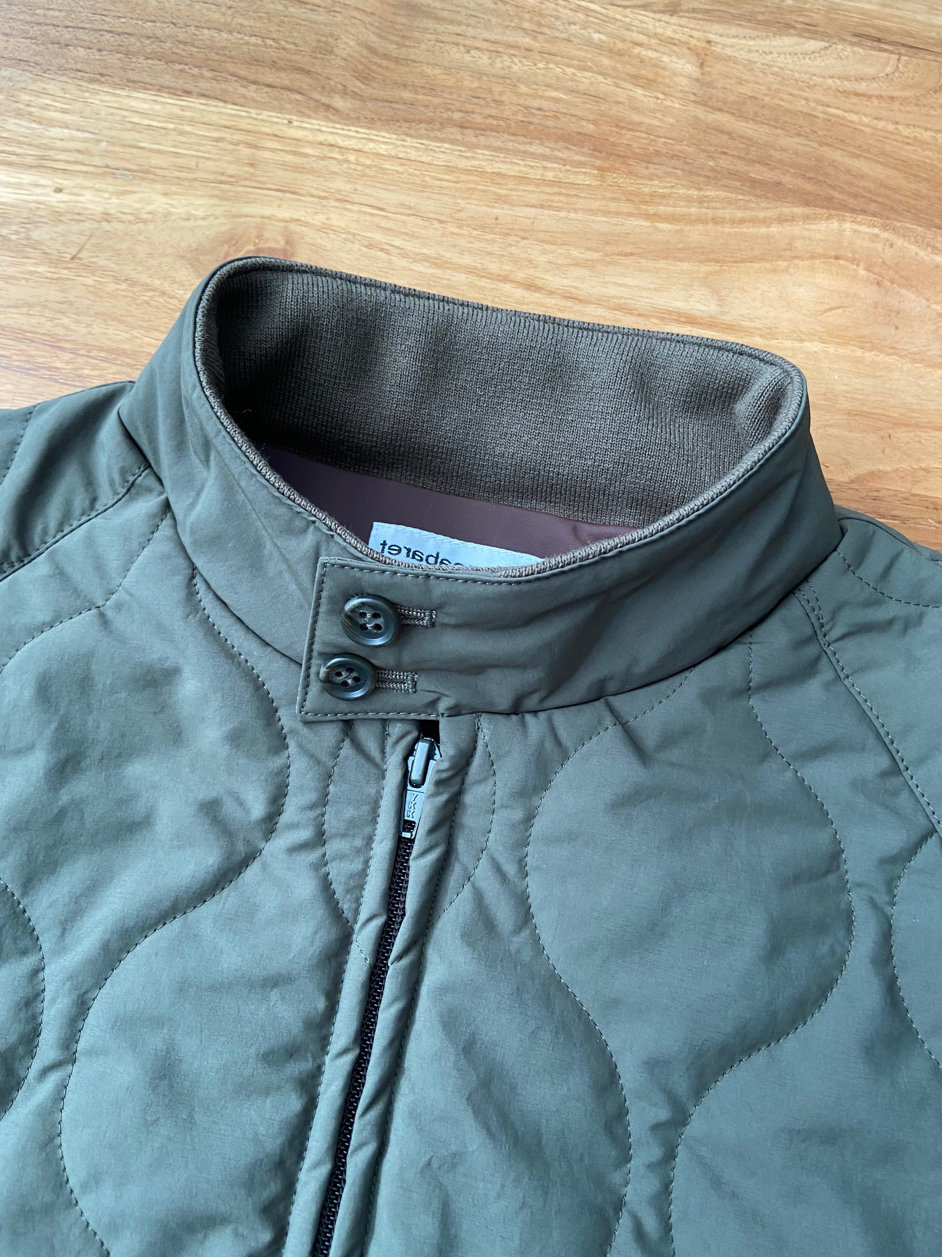 CABARET POVEL / QUILTED HARRINGTON - OLIVE | DEXIM powered by BASE