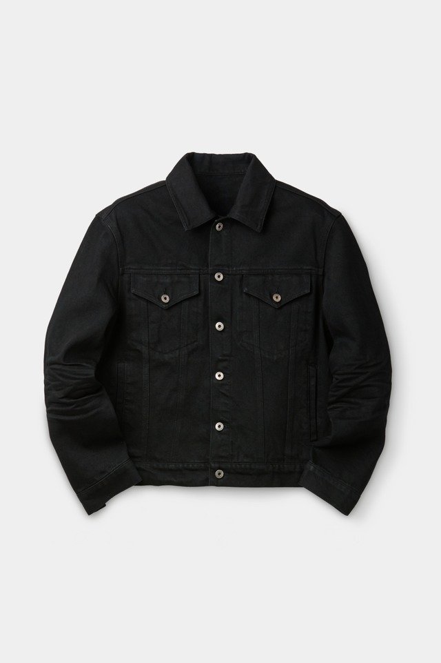 [COOR] Embo Washed Double Pocket Trucker Jacket (Black) 正規品 韓国ブランド 韓国通販 韓国代行 韓国ファッション クール クーア クアー COOR 日本 店舗