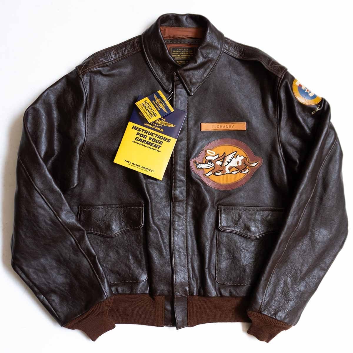 ROUGH WEAR/実名復刻】 The REAL McCOY'S【A-2 フライトジャケット】40