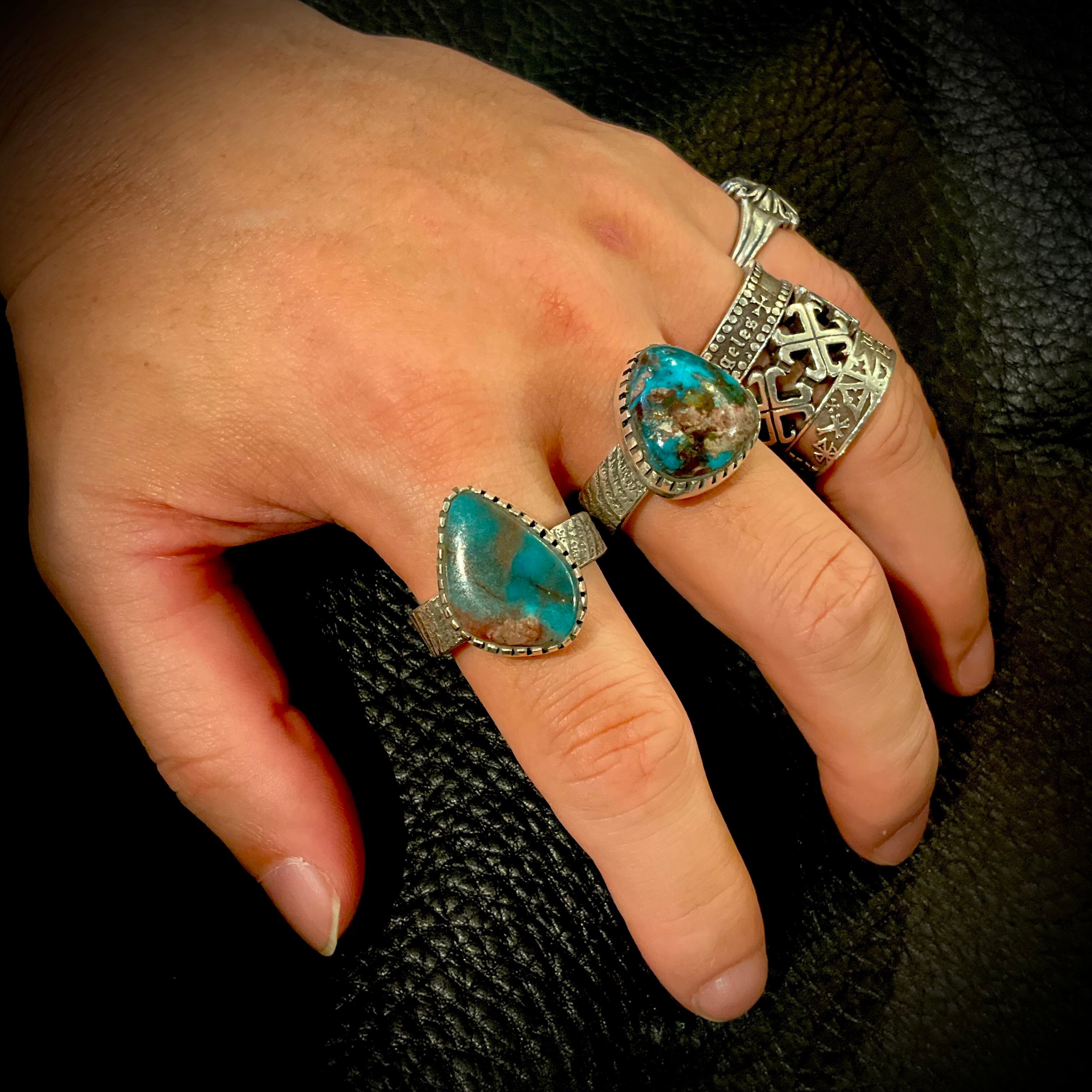 WHEEL WORKS ホイールワークス Smoky Bisbee Turquoise Ring