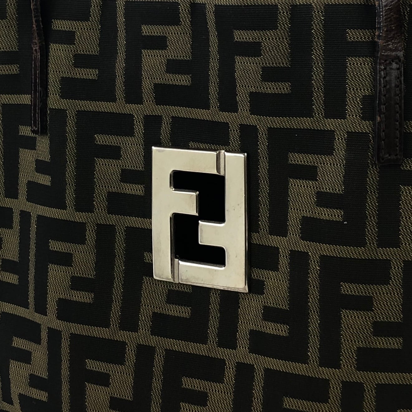FENDI フェンディ ズッカ FF キャンバス ハンドバッグ トートバッグ