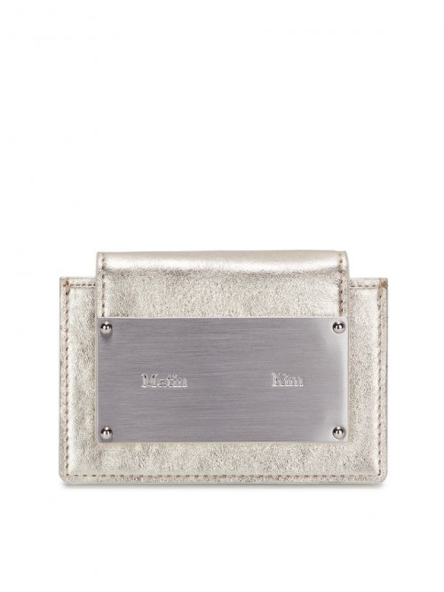 [MATIN KIM] ACCORDION WALLET IN GOLD