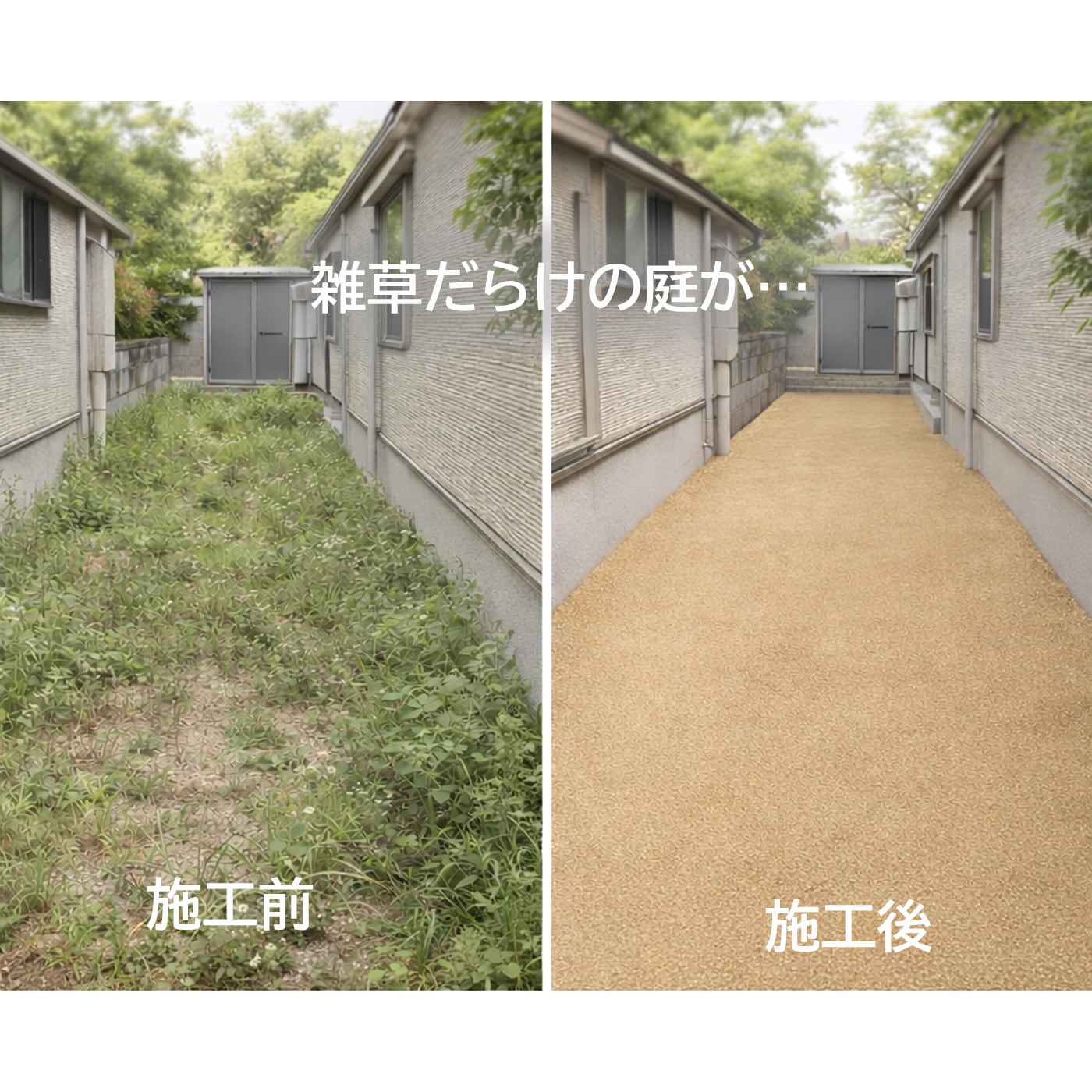 スーパーガンコマサ｜より強く固まる防草土 25kg | 庭をたのしむ なるぞう