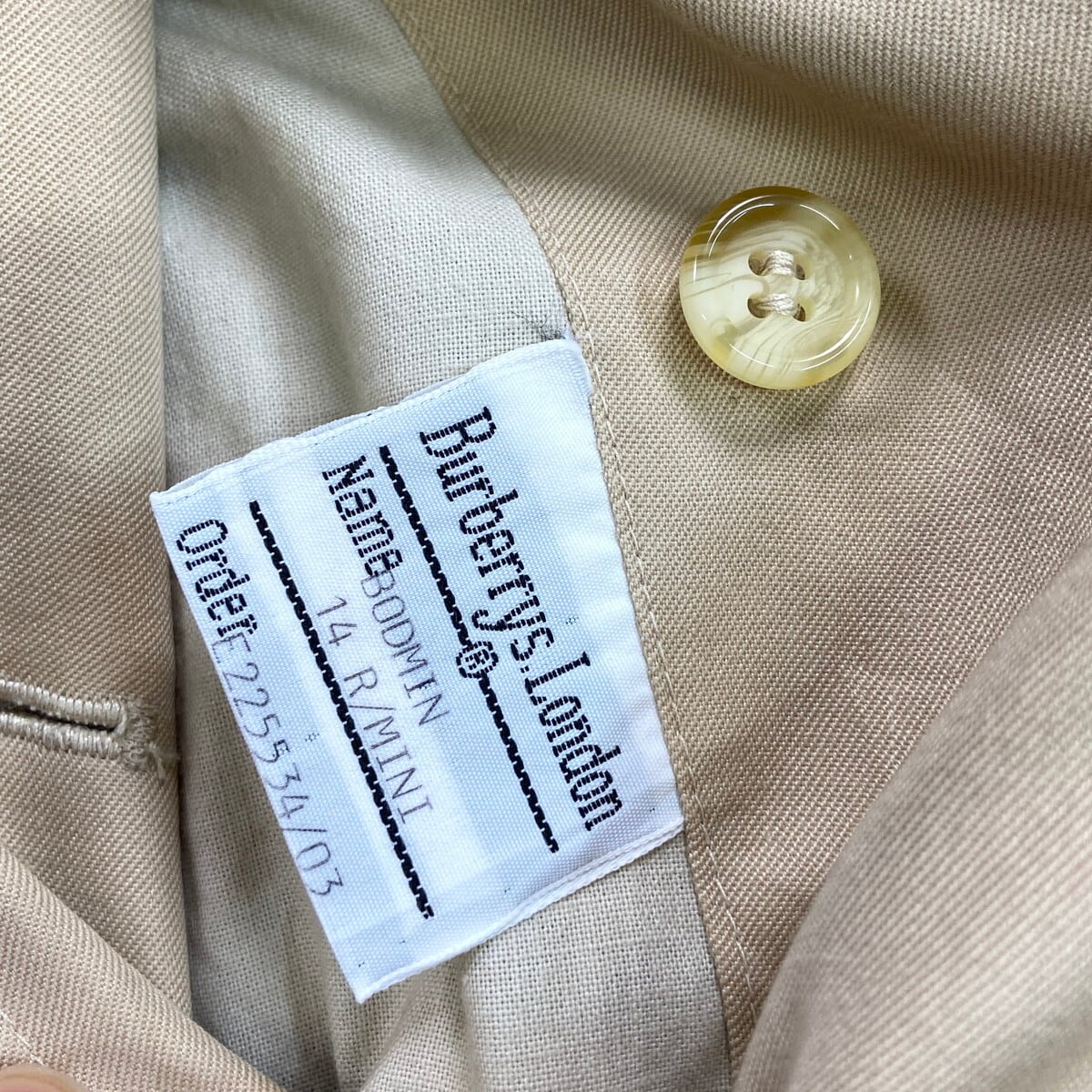 70~80年代 英国製 Burberry's バーバリー ステンカラーコート バルマ