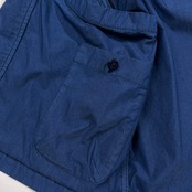 VAN JAC ヴァンヂャケット 袖ライン入り フード ライト ジャケット パーカー コットン&ナイロン サイズ LL /ブルー/メンズ