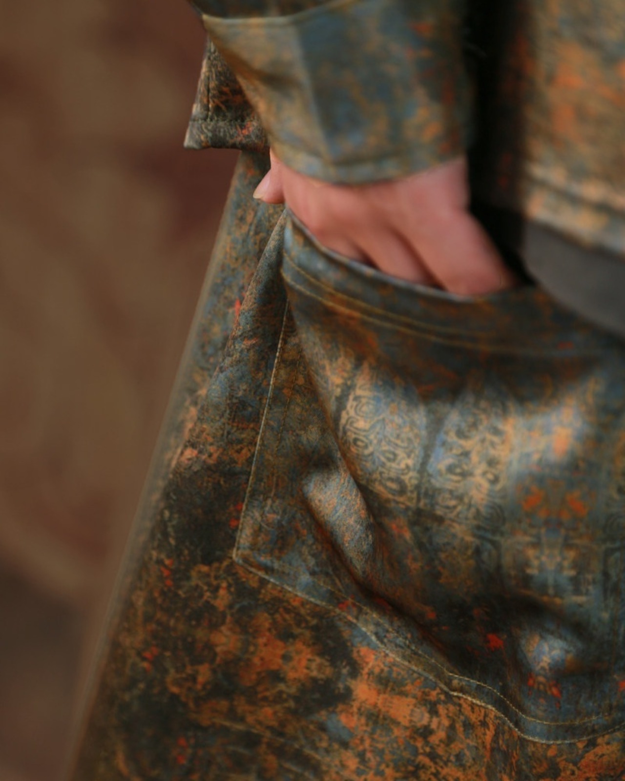Acetate Retro Mid pants【G1093】
