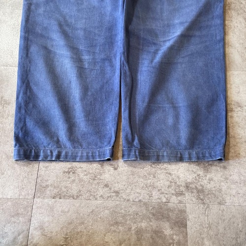 50-60s メタルボタン フレンチワーク Metis ブルー パンツ W38 詳細写真14