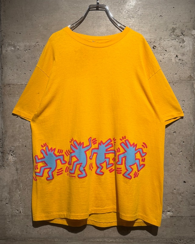 【Caka】90's“Keith Haring”“Barking Dog” Vintage T-Shirt