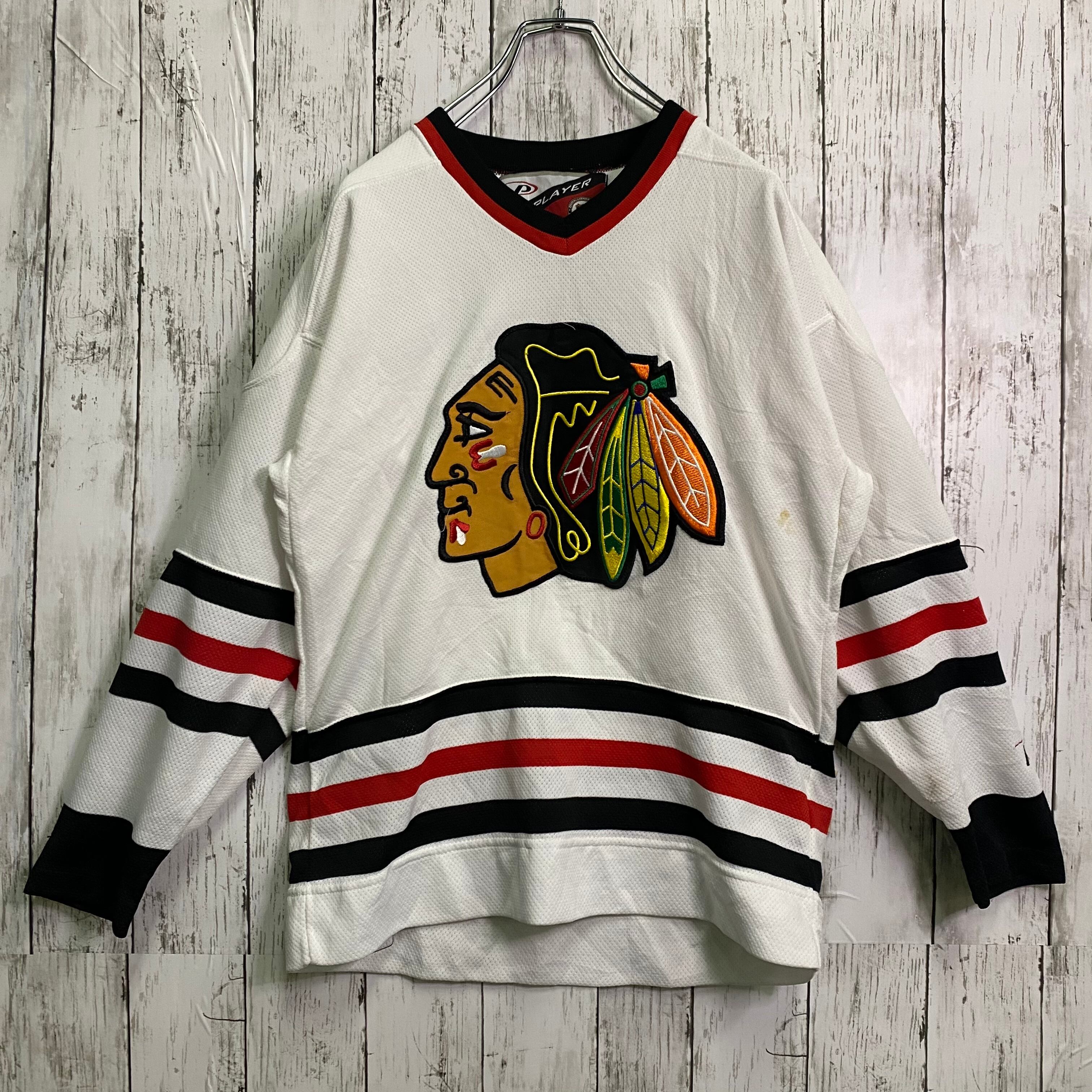 NHL シカゴ・ブラックホークス  パーカー  スウェット ゲームシャツ XL