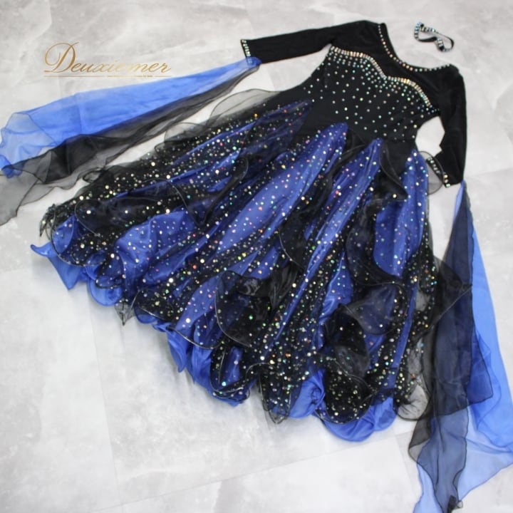 社交ダンス 衣装 スタンダード ドレス ワンピース パーティ衣装 オール