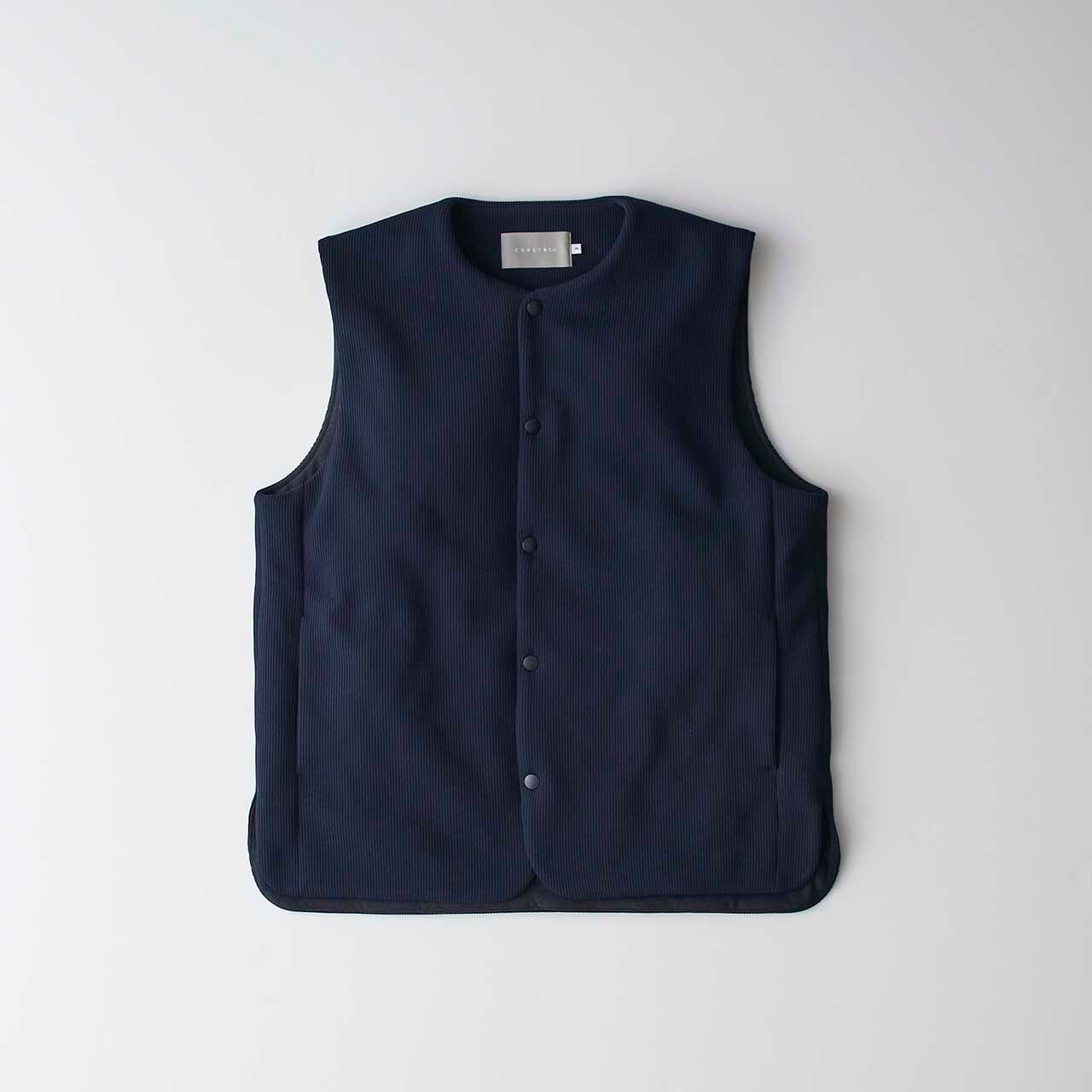 CURLY&Co./DOTTED LINE KNIT VEST