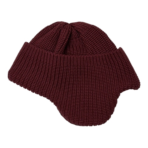 【NO ROLL】SIMPLE BEANIE(RED) 〈国内送料無料〉