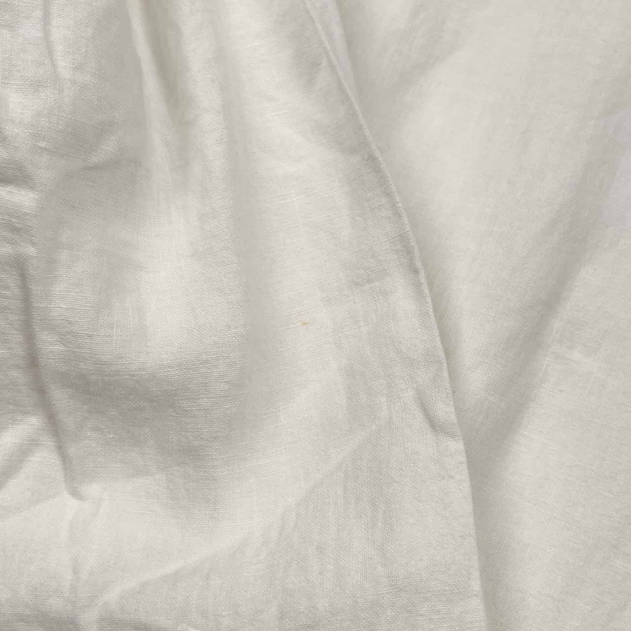 90s LANDS' END ランズエンド Baird McNutt Irish Linen BD ボタンダウン 長袖 ワイシャツ ドレスシャツ 42-82/ホワイト メンズ ビンテージ