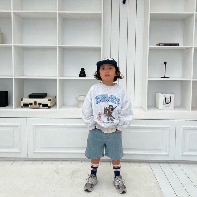 《送料無料》予約:アースハーフデニム【cantuccistudio】※ジュニアサイズ