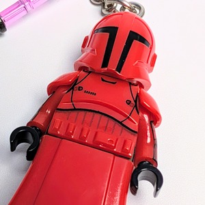 ★ブロックフィギュアキーホルダー★【 STARWARS ( スター・ウォーズ ) 】インペリアル・プレトリアン・ガード / マンダロリアン〚アメリカン雑貨 アメトイ〛
