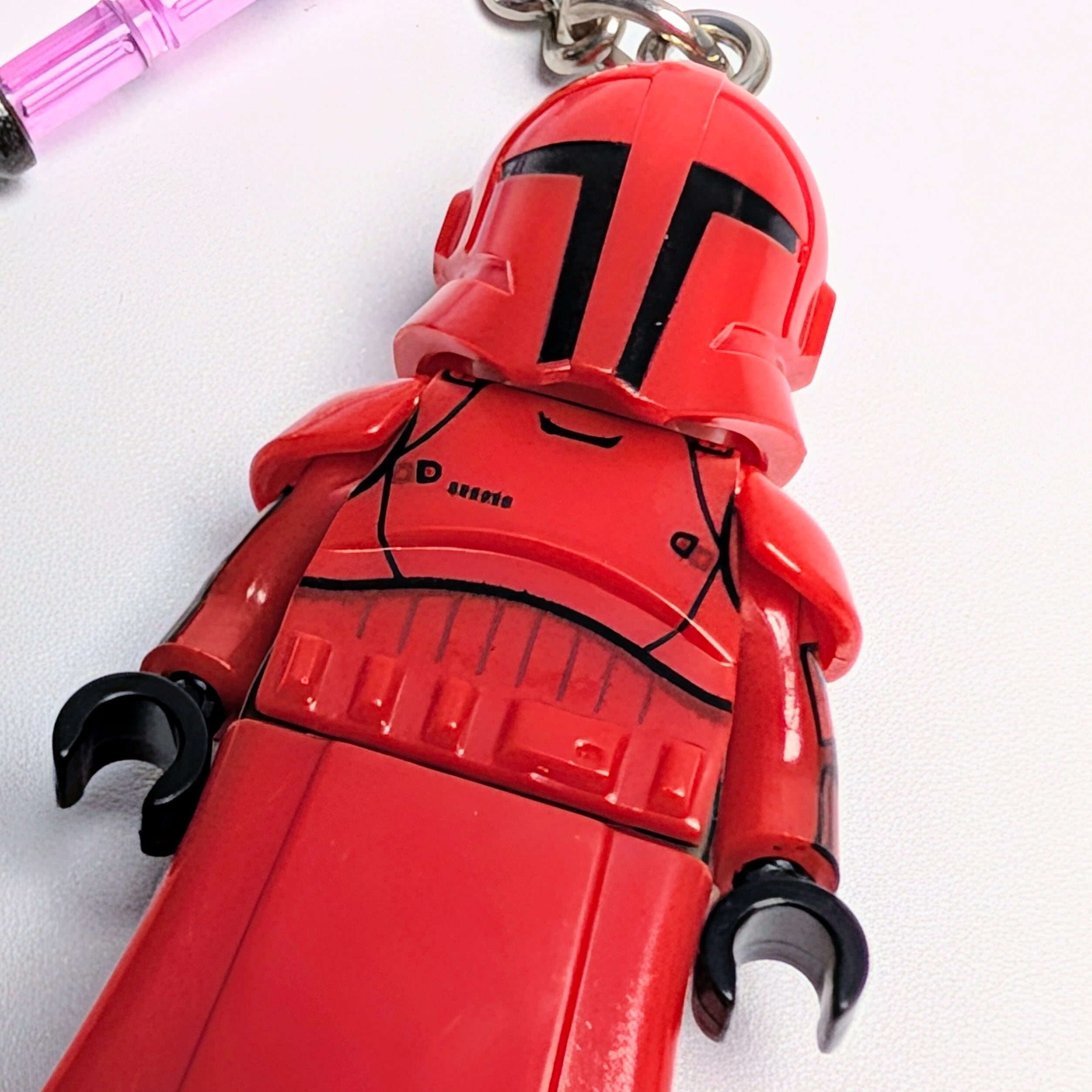 ★ブロックフィギュアキーホルダー★【 STARWARS ( スター・ウォーズ ) 】インペリアル・プレトリアン・ガード / マンダロリアン〚アメリカン雑貨 アメトイ〛