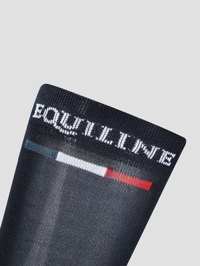 エクイライン シルバーライト ロゴソックス（EQUILINE SILVER PLUS LIGHT SOKKEN 靴下）