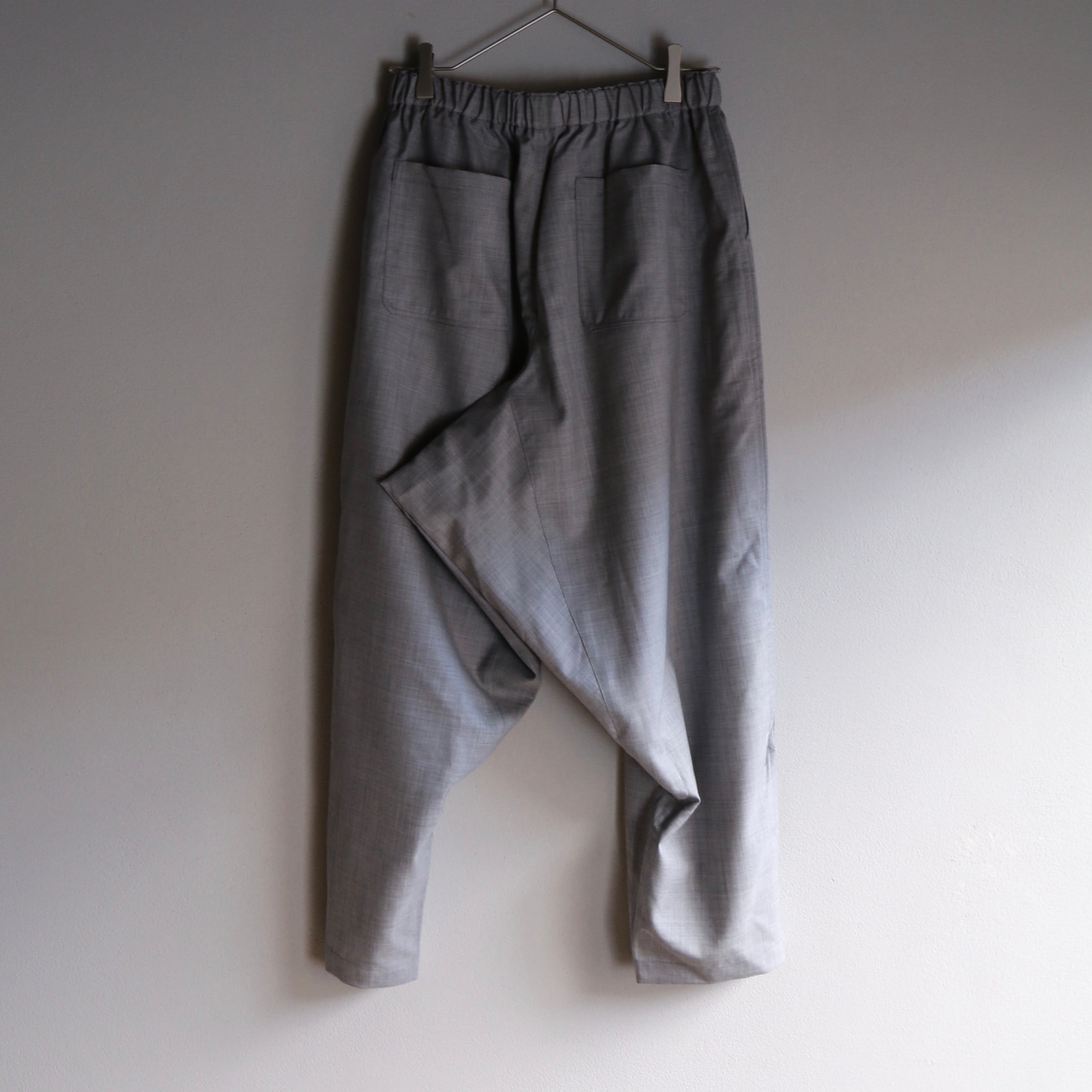 MITTAN PT-73 エアリーウールパンツ 薄灰 | Routes*Roots