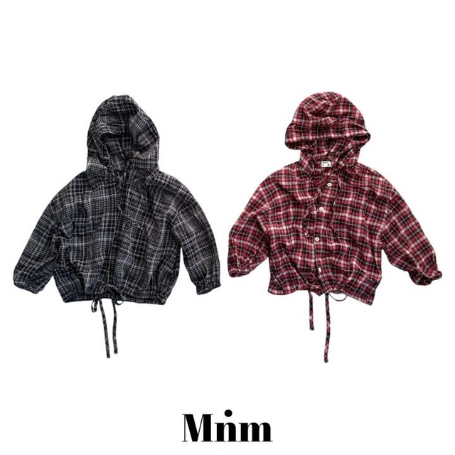 【取寄/韓国直送】MINIMAL 26/SM チェックフードジャケット