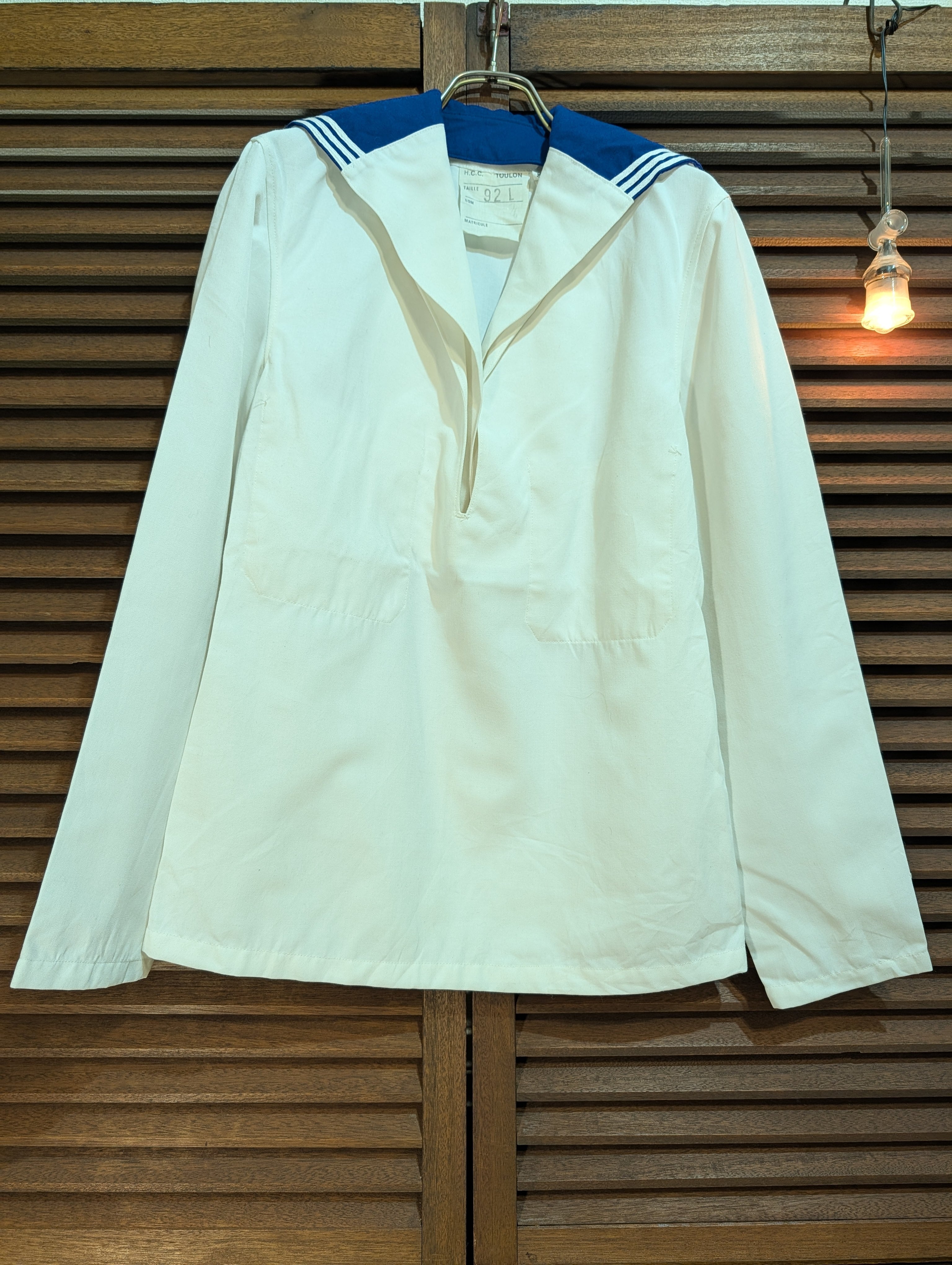 70-80s France Navy Sailor Smock