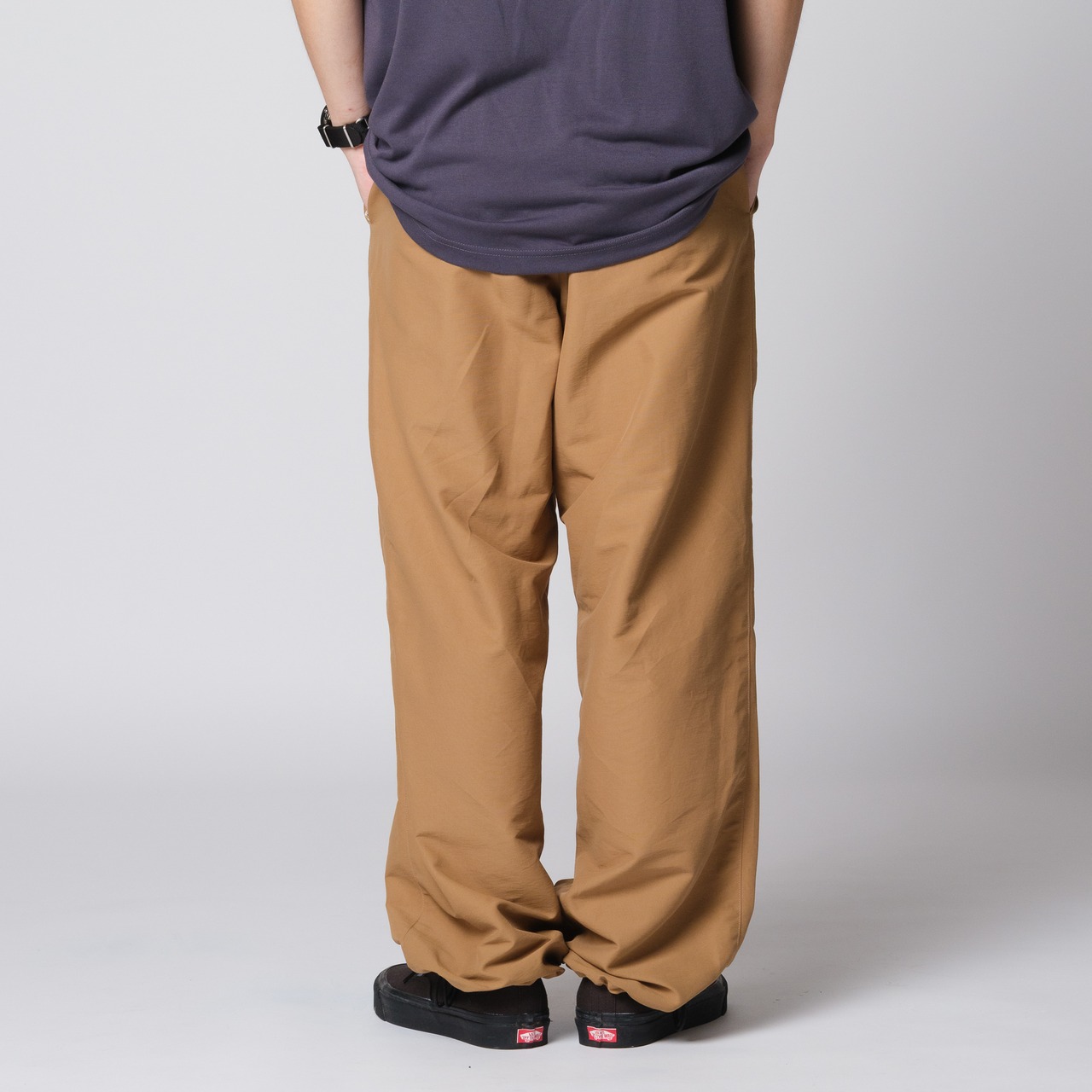 【DARGO】Cotton Nylon Track Pants（WALNUT）