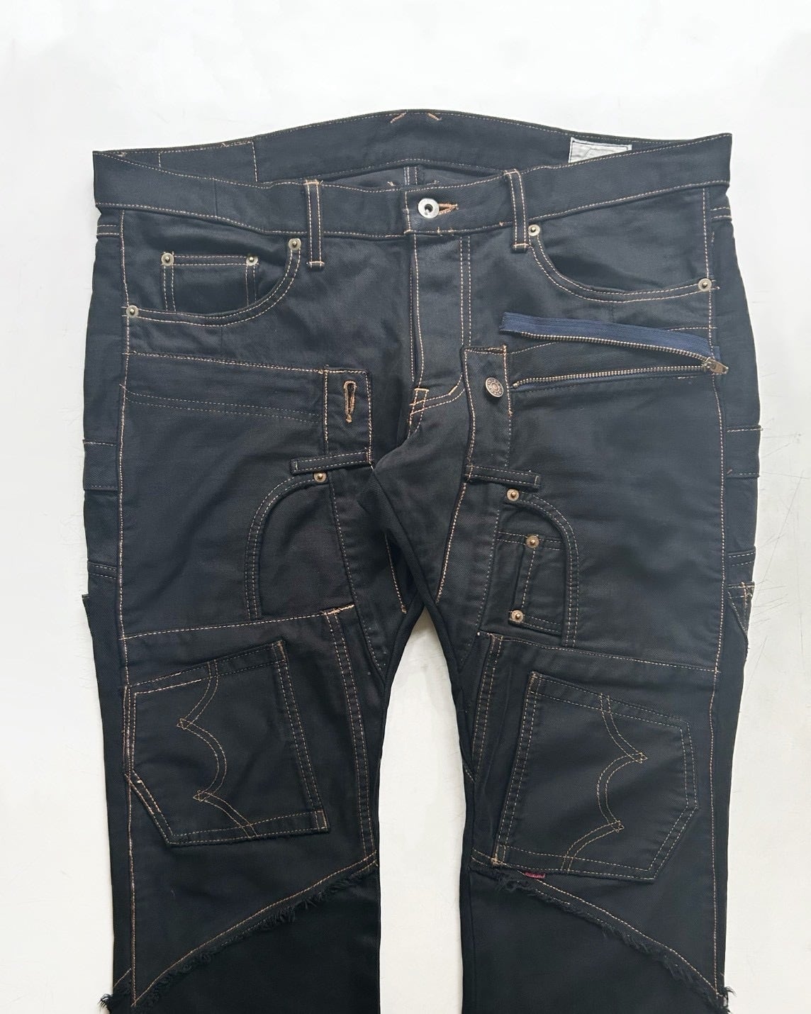 2000AW 20471120 recycle up collection paper Rebuild Denim Pants