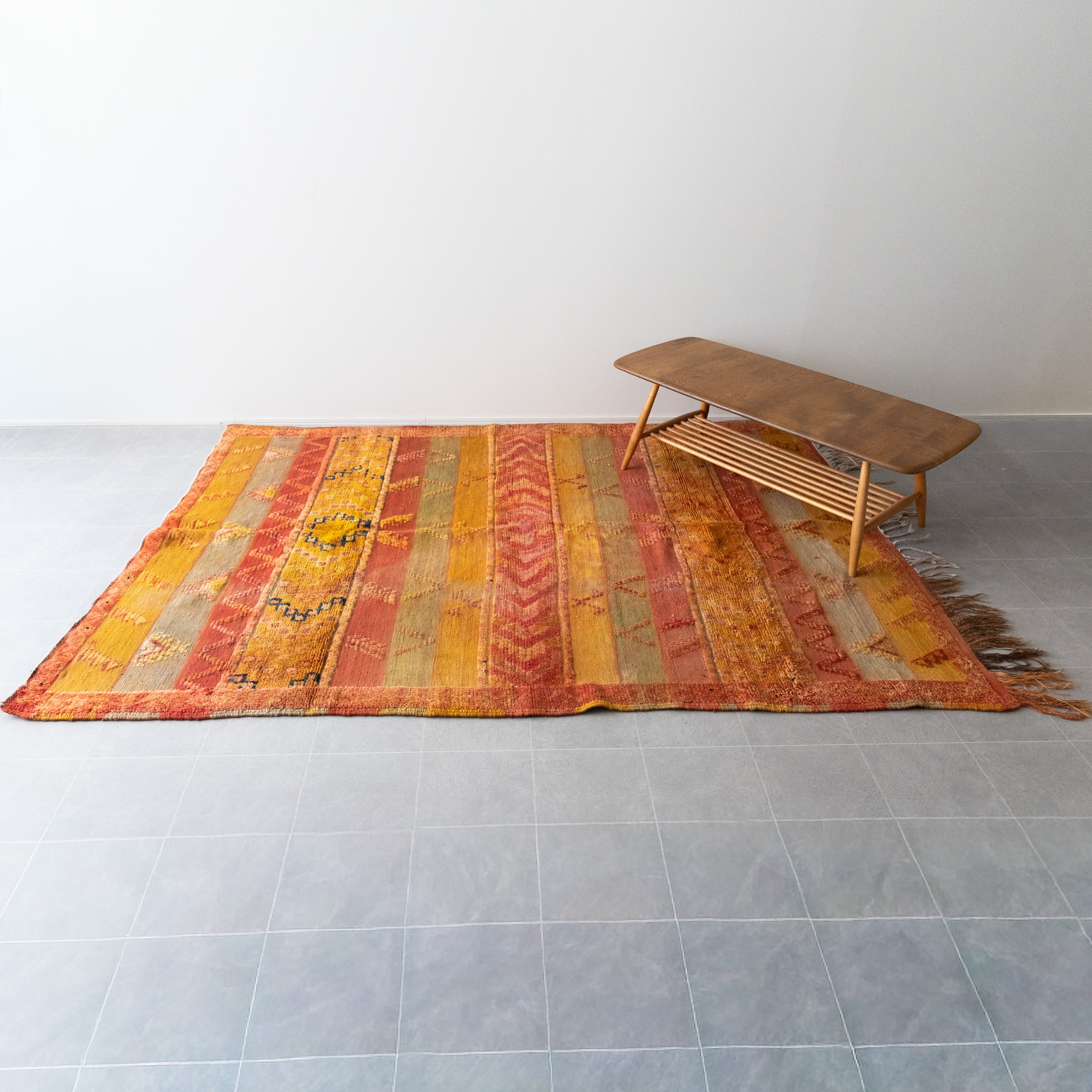 【Vintage】モロッコ・ヴィンテージラグ ws L-2 "147cm×228cm"